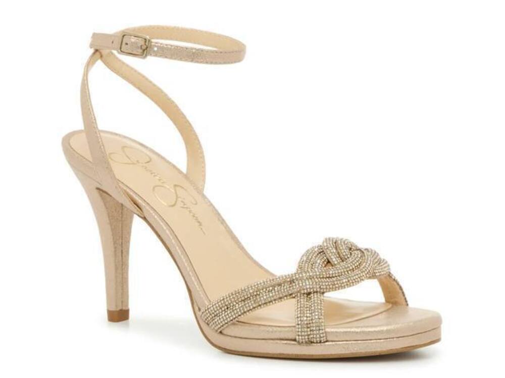NWT Jessica Simpson - Gold Metallic Jymmia Sandals - 8